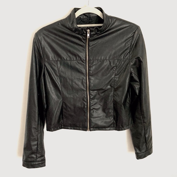 Caroline Morgan faux leather jacket - Picture 1 of 9